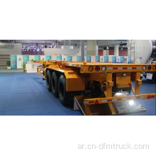 DongFeng 3-Axle Flat Bed نصف مقطورة